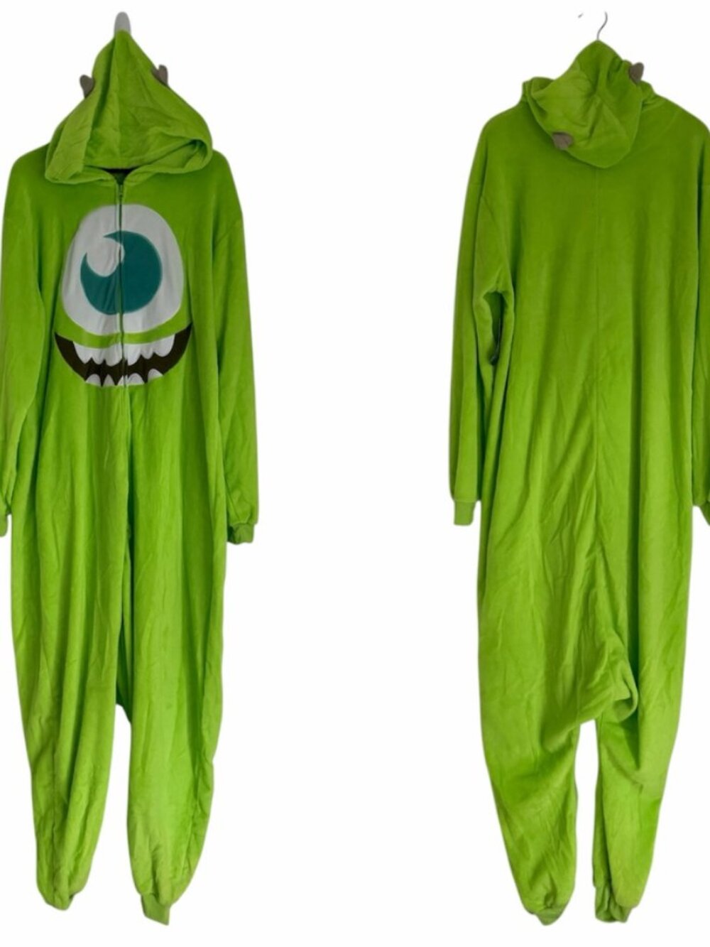 Disney Pixar Monsters Inc Mike Wazowski Onesie Pajama Cosplay Size M NEW